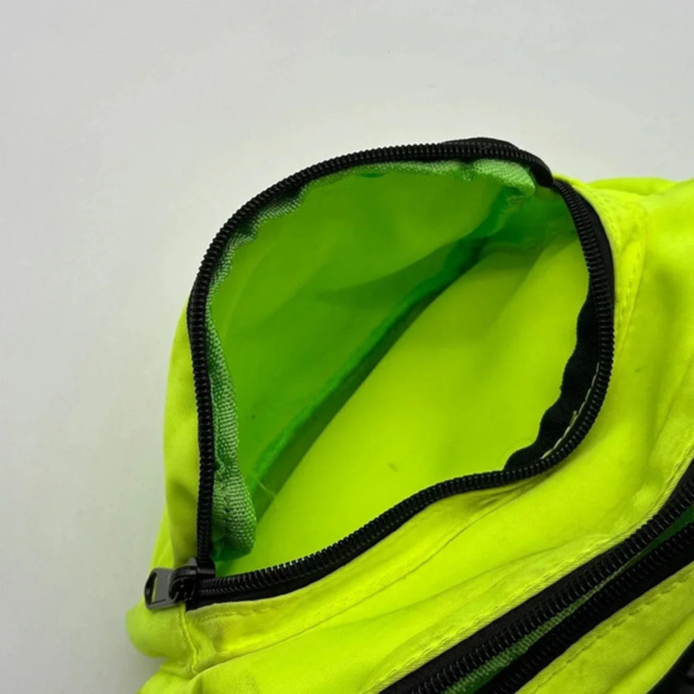 Neon‎ Green Fanny pack Asos High Life Trees - Picture 9 of 9